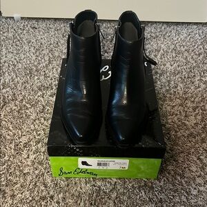 Sam Edelman Black Ankle Booties with Sleek Design